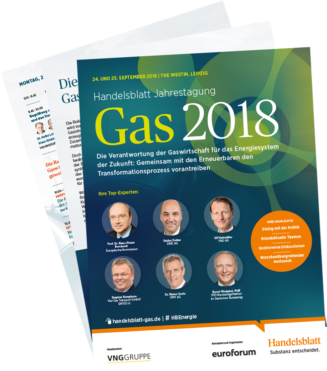 Programm Handelsblatt Jahrestagung Gas 2018